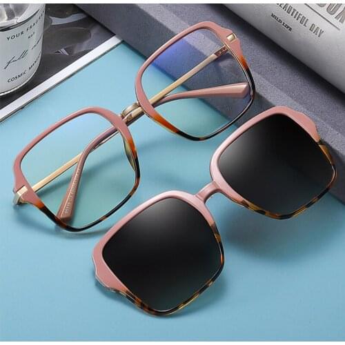 Clheatky Women's Sunglasses Transparent Glasses