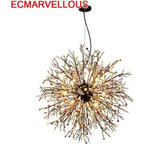 De Techo Colgante Moderna Loft Decor Hanglampen Led Crystal Hanging Lamp Suspendu Deco Maison Suspension Luminaire Pendant Light