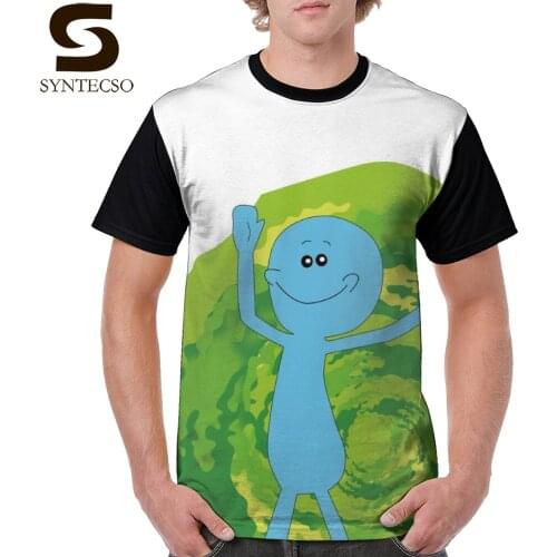Meeseeks T Shirt Meeseeks T-Shirt 5x Short Sleeves Graphic Tee Shirt 100 Polyester Streetwear Graphic Cute Men Tshirt