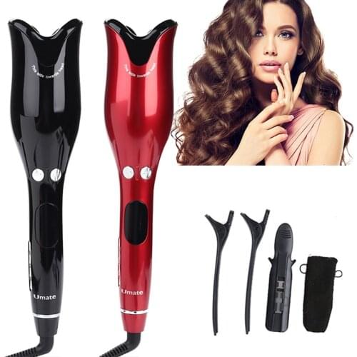 Multi Automatic Hair Curler Hair Curling Iron Portable Air Curling Wand LCD Ceramic Rotating Hair Waver Irons Hair Styling Tools