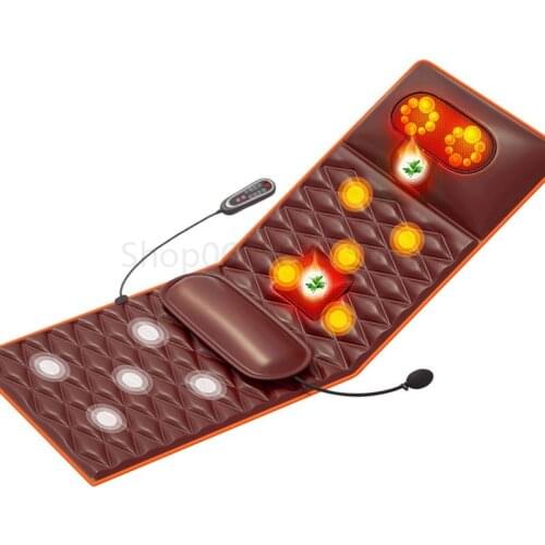 Full body multi-functional massage mattress household spine kneading electric instrument waist shoulder back chair cushion