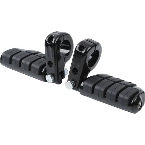 Motorcycle 1.25" Highway Bar Foot Pegs Footrest W/Mount For Harley Sportster Dyna Honda Kawasaki Yamaha