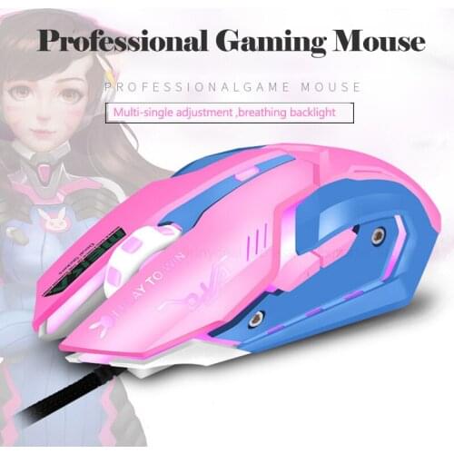 LED Backlight Gaming Ergonomics Breathing Light 2.4G Rechargeable Wireless Gaming Mouse Wired USB Game Mouse For Computer PC
