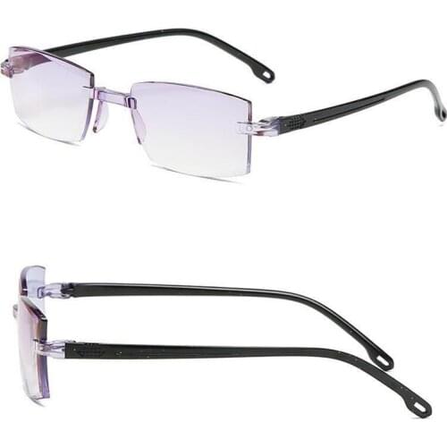 High Hardness Elderly Reading Glasses Contact Lens Anti-Blue Light Unisex Progressive Far And Near Dual-Use Glasses Dropshipping