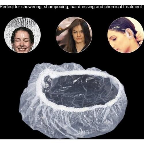 100Pcs Disposable Waterproof Ear Cover Salon Hairdressing Ear Protector Hair Dye Shield Protection Shower Cap Ear Protect Tool
