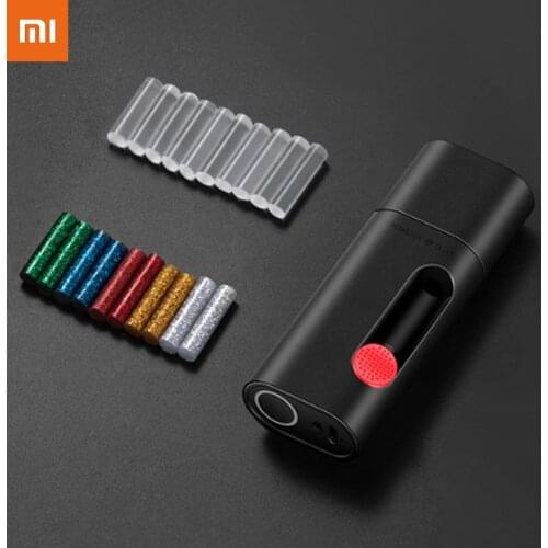 Original Xiaomi Wowstick Cordless Electric Hot Melt Glue Pen Gluer 2000mAh Type-C Rechargeable DIY Art Craft Glue Pen Stick