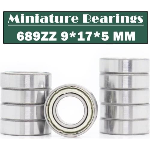689ZZ Bearing 10PCS 9x17x5 mm ABEC-1 Miniature 689Z Ball Bearings 618/9ZZ 689 Z ZZ