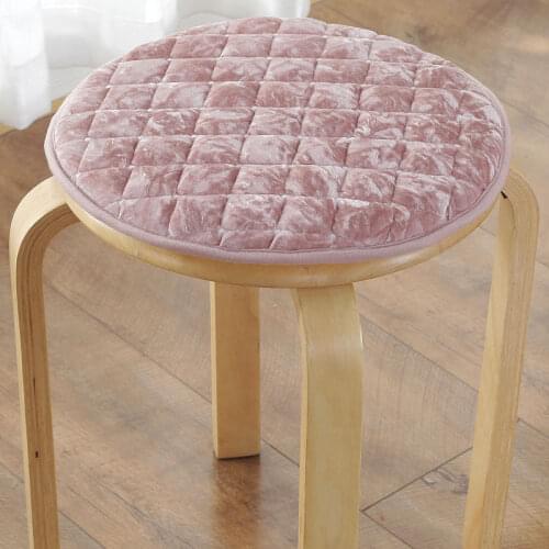 Foam Back Cushion Modern Style Fluffy Throw Pillow Dinning Stool Cushion Non-slip Chair Cushions Bolster Buttocks Tie On The Pad