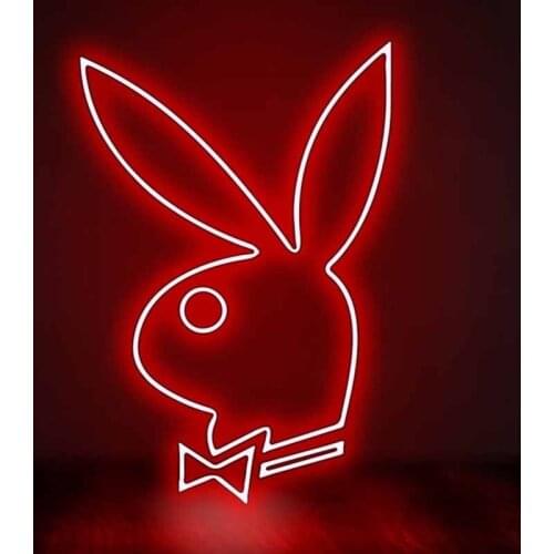Custom Playboy Bunny Anime Led Neon Signs Indoor Bedroom decoration light neon sign custom decor led neon light signs for gift