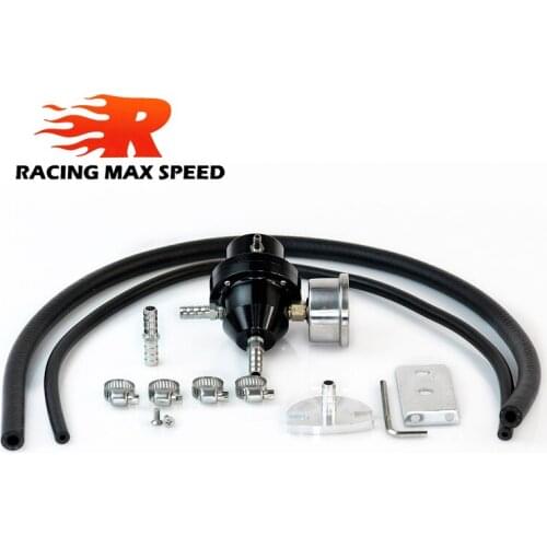 Fuel Pressure Regulator FPR 1: 1 0-140 PSI BLACK BLUE RED