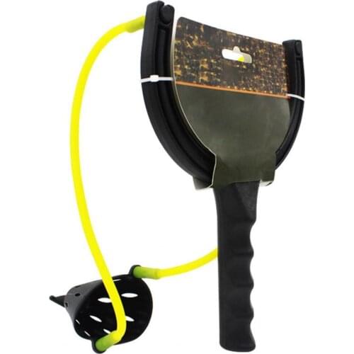 Fishing Bait Thrower Hunting Fish Slingshot Bait Thrower Long Shot Lure Dispenser Feeder for Carp Fishing Equipment