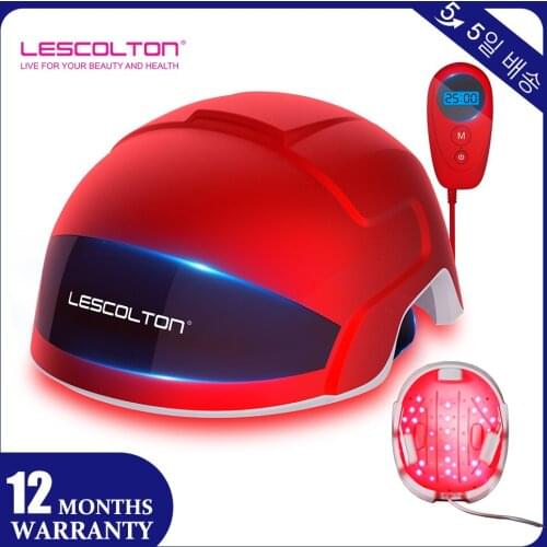 LESCOLTON Laser Hair Growth Helmet Laser Cap Infrared Light LED Hat Hair Loss Treatment Device For Men and Women Hair Growth