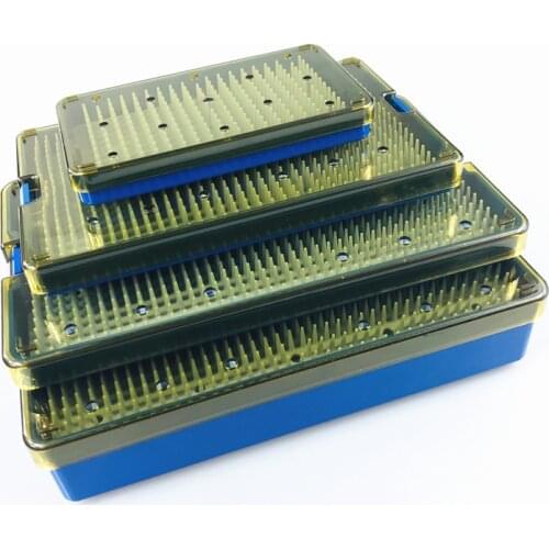 Silicone sterilization tray case opthalmic surgical instrument dental instrument Disinfection box