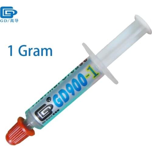 GD900-1 Thermal Conductive Grease Paste Silicone Plaster Heat Sink Compound Net Weight 1 Gram Containing Silver SSY1