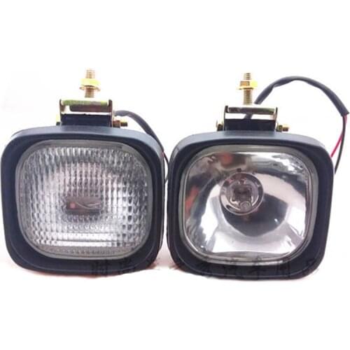 Universal Car truck tractor ATV Halogen headlight 12/24v SUV UTV Boat Spot Flood fog light Offroad 4WD Headlamp Aux driving lamp