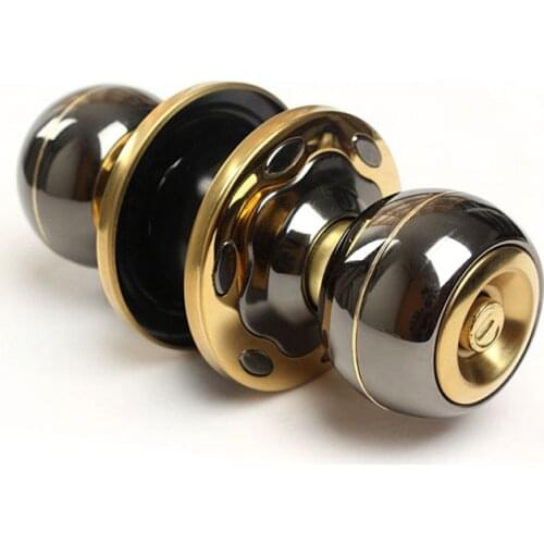 Stainless Steel Entrance Passage Door Lock with Key for Bedroom Living Room Bathroom Antique Round Door Handle Door Knobs Lock