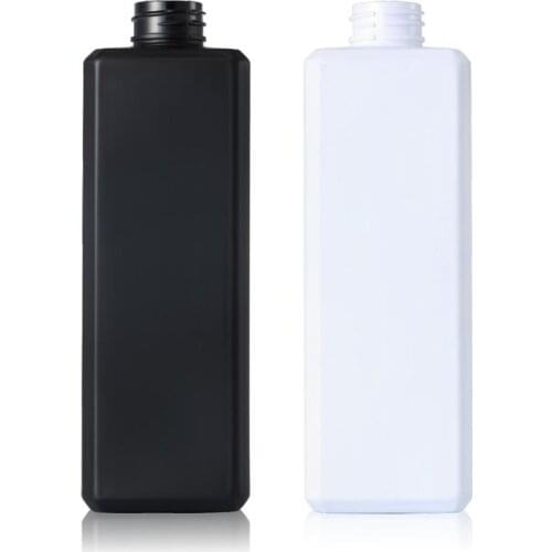 1pc Liquid Soap Bottle Shampoo Bottle Lotion Pump Bottle Shower Gel Holder Empty Container 500ml Black for home bathroom
