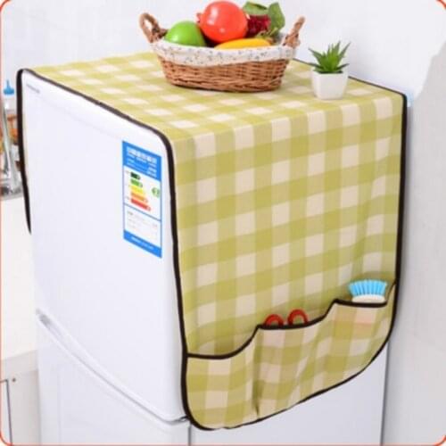 1PC Hot Practical Fridge Lattice Refrigerator Dust Proof Cover Muti-Functional Pouch Organize Storage Bags