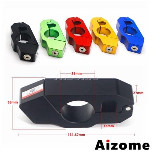1PC Motorcycle Handlebar Lock Anti Theft Brake Lever Lock For ATV Scooter Motor Bikes Safety Lock 27-35mm Grip Lock Accessories