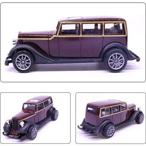 10.5CM Purple color 1:43 Scale Toy Car Metal Alloy Pull Back Diecast Classical Car Vehicles Model Children Kids Collection Toys
