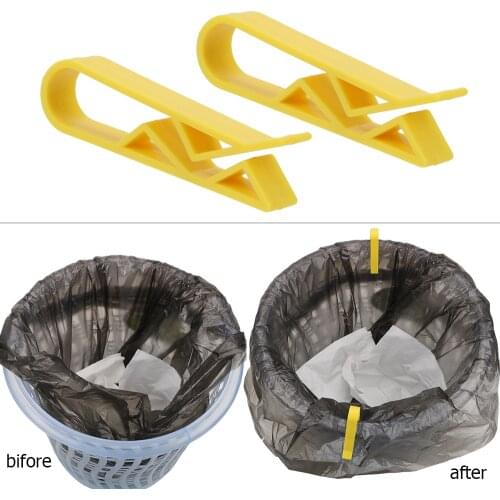 2/10pcs Garbage Can Waste Bin Trash Bag Fixed Clip Sealing Clip Wash Cloth Clip Holder Towel Hooks Bathroom Kitchen Storage