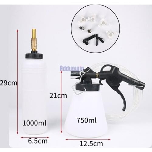 6-12bar Car Brake Pump Oil Bleeder Clutch Emptying Fluid Exchang Vehicle Motor Vacuum Evacuation Brake Fluid Fill Machine Equip