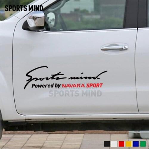 Customizable Sports Mind Car Covers Decoration Car Sticker Decal Car Styling For Nissan Navara D40 Np30 Exterior Accessories