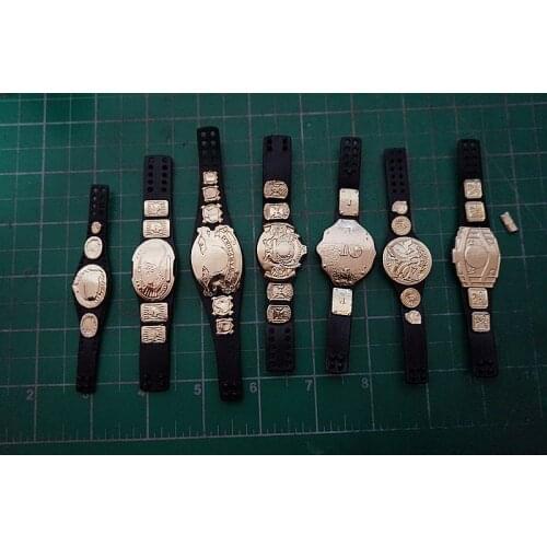 Bandai Wrestler Accessories Belt 6-inch Action Figure Toy Model Collection Commemorative Static Actions Figures Toys