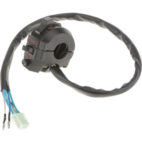 Aluminum Waterproof Motorcycle Handlebar Control Switch For Emergency Light Turn Signal Light Switch