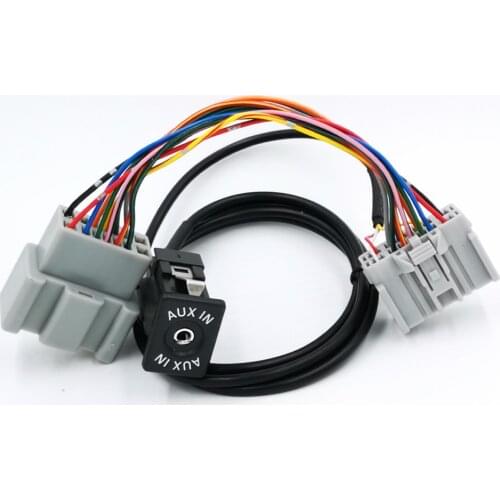 Car AUX Wiring Music Audio Adapter for Volvo 30 40 50 60 70 80 90 C S V XC V Wiht AUX interface panel