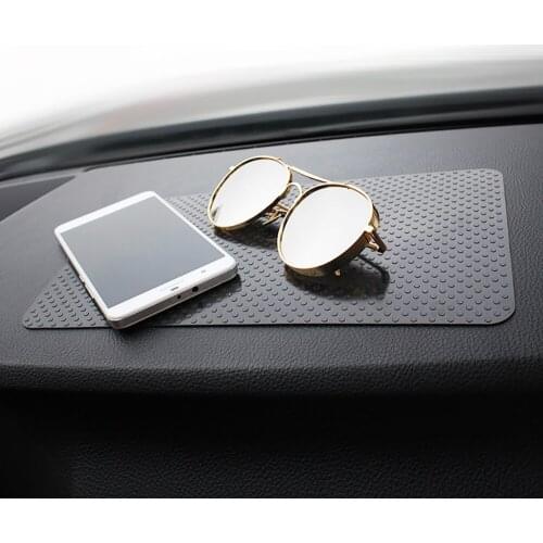 Car Ornament PVC Automobiles Interior Dashboard Anti-Slip Mat Auto Decoration Sticky Pad Holder For GPS Phone Big Size 27*15cm