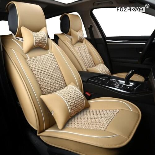 FUZHKAQI 1pcs car seat cover For for jeep grand cherokee compass renegade wrangler jk wrangler accessories seat covers