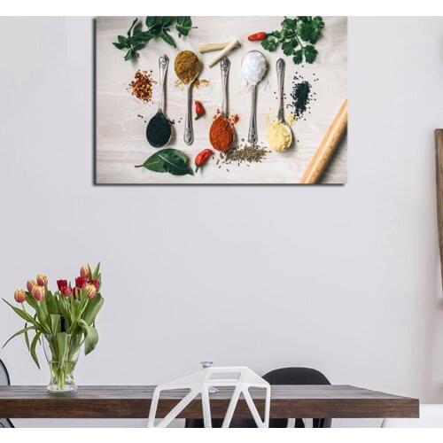 Side Dishes Condiment Wall Art Canvas Poster And Print Canvas Painting Decorative Picture Kitchen Living Room Home Decor Artwork