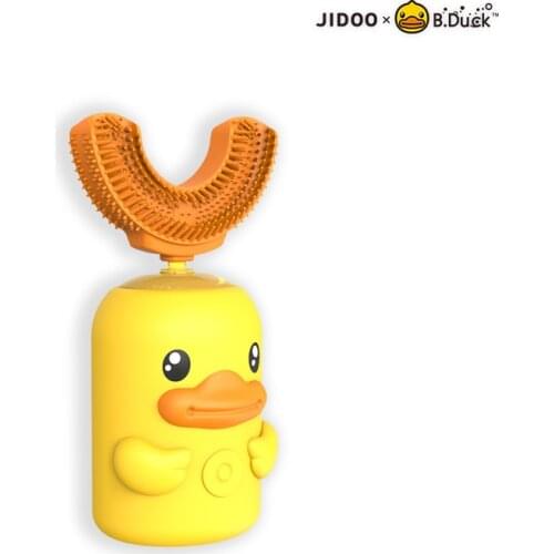 Childrens Intelligent Sonic Electric Toothbrush Baby In The Mouth Type U-Shaped Electric Waterproof Teeth CleanerSilicone Brush