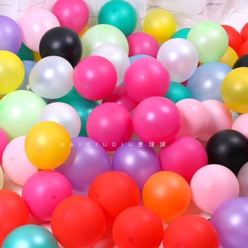 Hot 100 pcs/lot 10 inch Latex balloon Helium Thickening Pearl balloons Wedding Party Birthday child toys gifts Decorate balloon