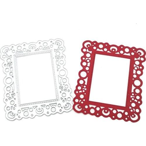 Julyarts Frame Lace Background Die Card Making For Diy Scrapbook Cardboard Decorative Paper Craft Engraving Cuts New 2021