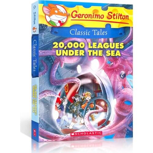 Geronimo Stilton Classic Tales Twenty Thousand Miles 20,000 Leagues Under The Sea Children English Picture Book