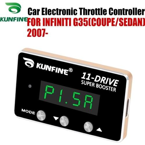 KUNFINE Car Electronic Throttle Controller Racing Accelerator Potent Booster For INFINITI G35(COUPE/SEDAN) 07-After Tuning Parts
