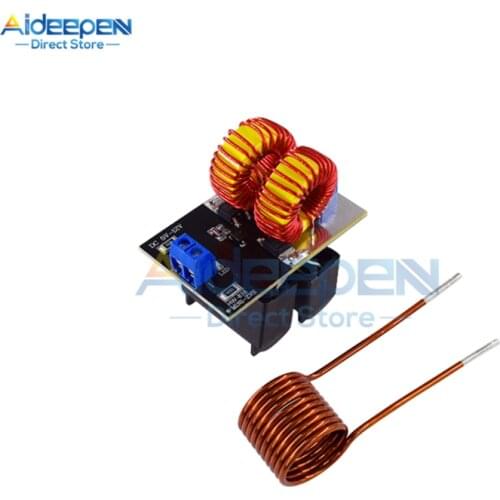 DC 5-12V 20A 120W Mini ZVS Low Voltage Induction Heating Power Supply Module Induction Heating Board With Ignition Coil