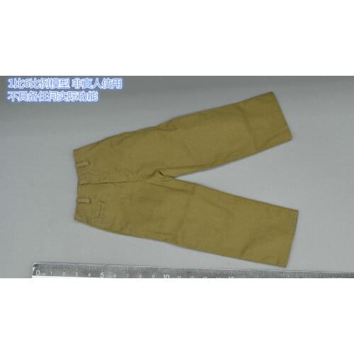 1/6 Scale WWII U.S. Army Pants Model for 12" Action Doll
