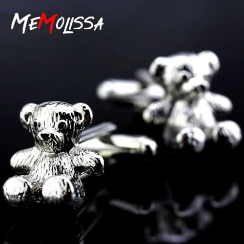 MMS Classic Design Men Novelty Cufflinks Bear Imperial Storm Commando Clone Cufflink Big Movie Star Wars Cufflinks