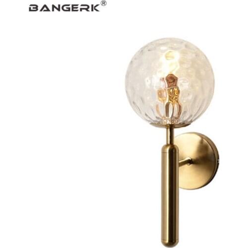Nordic Design Sconce Wall Lights Loft Decor Modern LED Wall Lamp Iron Glass Ball Bedside Wall Light Indoor Lighting Luminaire