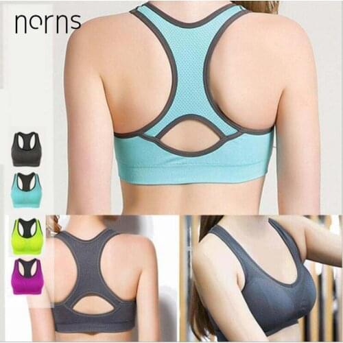 Norns Non-steel Shockproof Sports Bra Running Fitness Yoga Vest Bra Large Size Sports Underwear Women