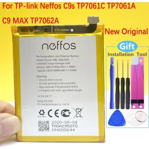 Battery For TP-LINK NEFFOS C9 MAX TP7062A Mobile Phone NEW Battery In Stock