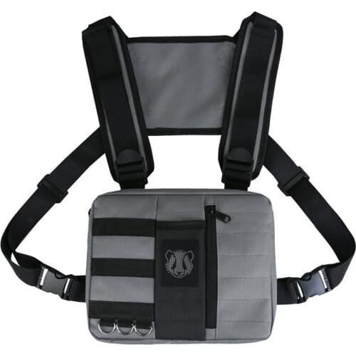 2021New Tactical Chest Rig Bag Fashion Bullet Hip Hop Vest Streetwear Bags Waist Pack Unisex Functional Phone Pack Fanny pack