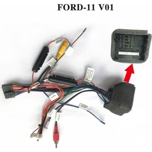 New Hot Special ARKRIGHT Wiring Harness Cable For FORD Radio Head Unit Adaptor