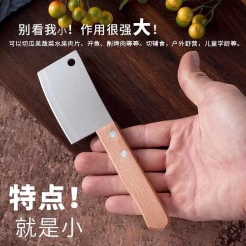 Cheese Knife Survival Camping Outdoor Meat Chopping Portable Chef Kitchen Cleaver Vegetable Knife BBQ Tools Stainless Steel