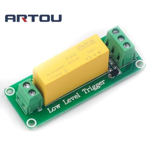 1 Channel DC 5V 220V 5A SSR Solid State Relay Module Low Level Trigger For Arduino ONE Switching Transistor Board