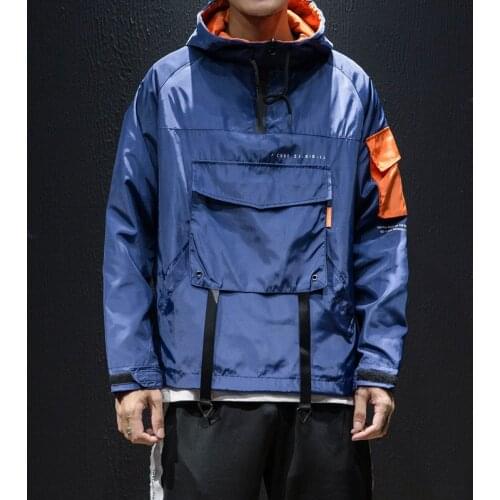 2020 harajuku hoodie men streetwear Hooded korean coat hip hop loose casual high street hoodies hoody japanese sweatshirt