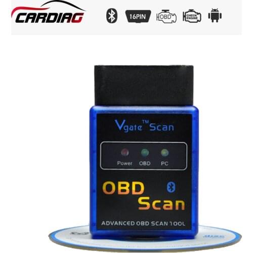 Vgate ELM327 V2.1 BT Vgate Scan Work for Android Torque Interface Auto CAN-BUS mini ELM 327 Support OBDII Protocols